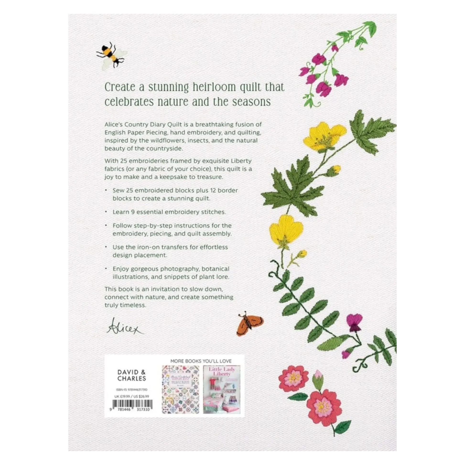 Alice's Country Diary Quilt Book , quilting and craft projects