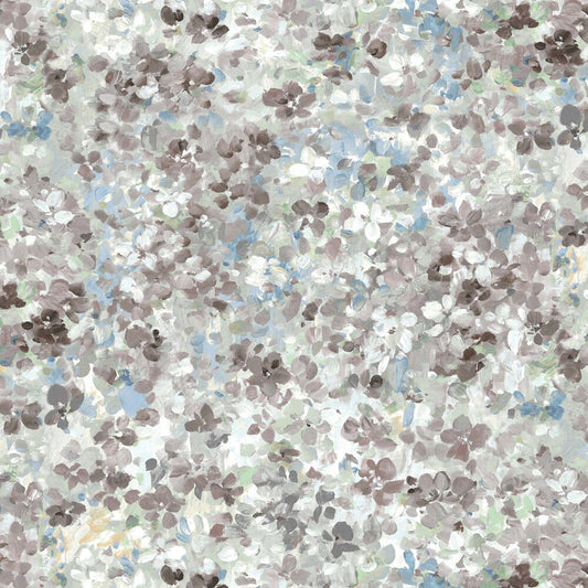 A Painter's Palette - Grey Scattered Flowers sewing and quilting product