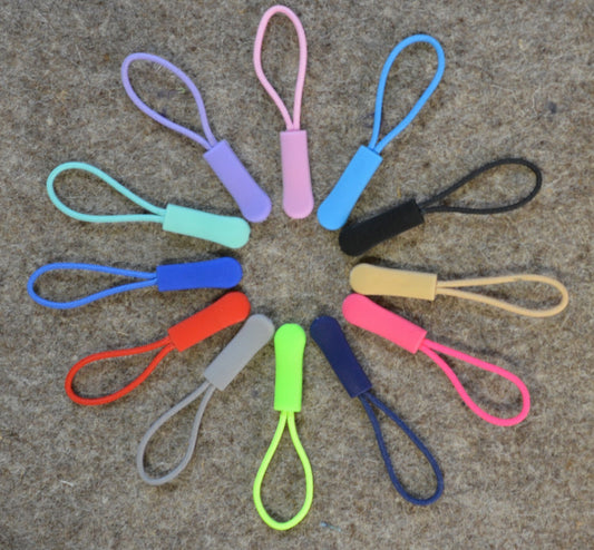Zipper Widget Variety 10pc Pack for bag making and sewing projects