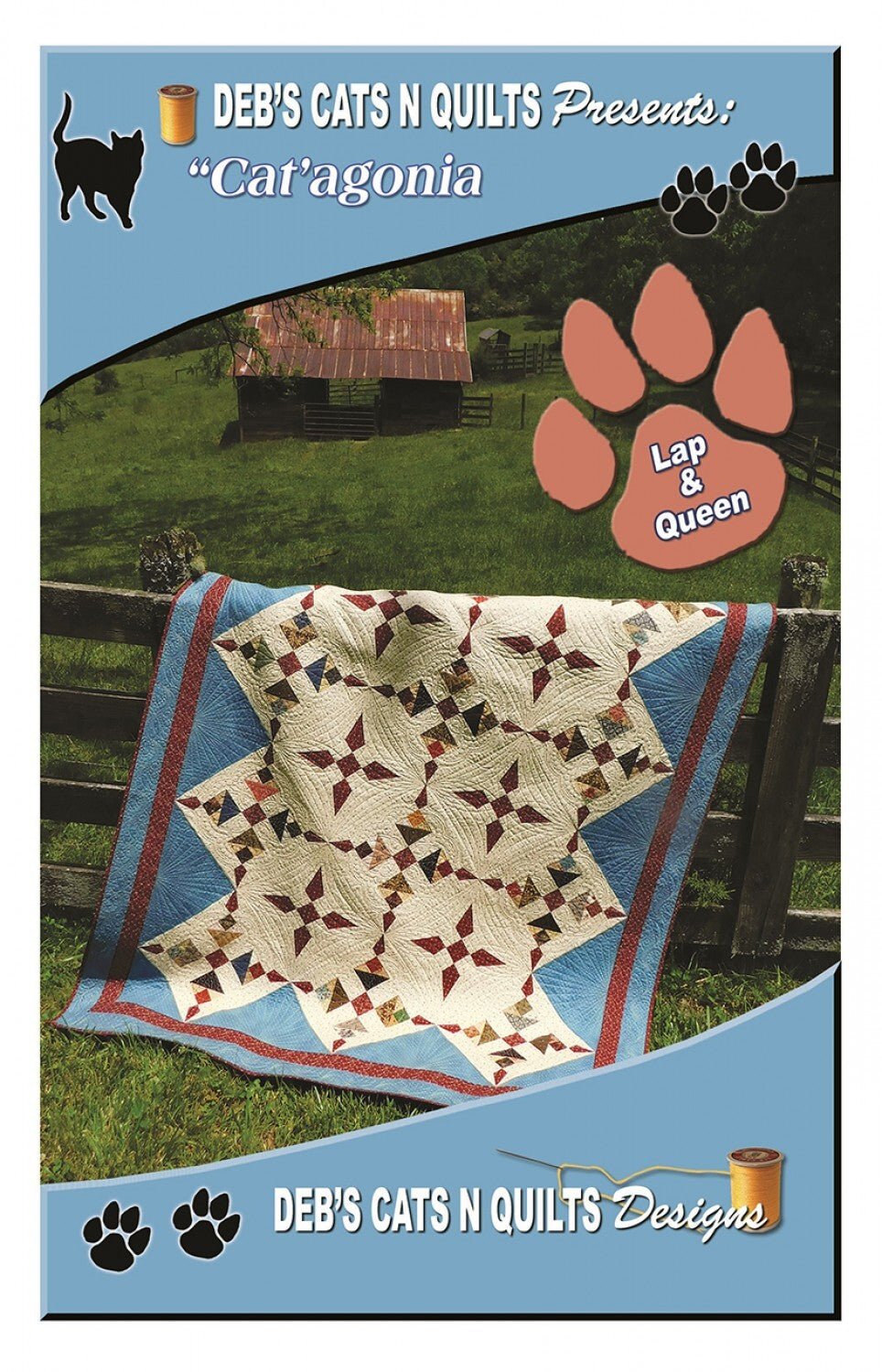 Cat'agonia Quilt Pattern - Deb's Cats and Quilts , quilting and craft projects