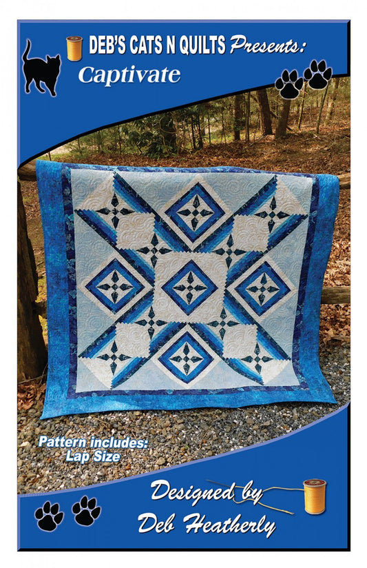 Captivate Quilt Pattern - Deb's Cats and Quilts , quilting and craft projects