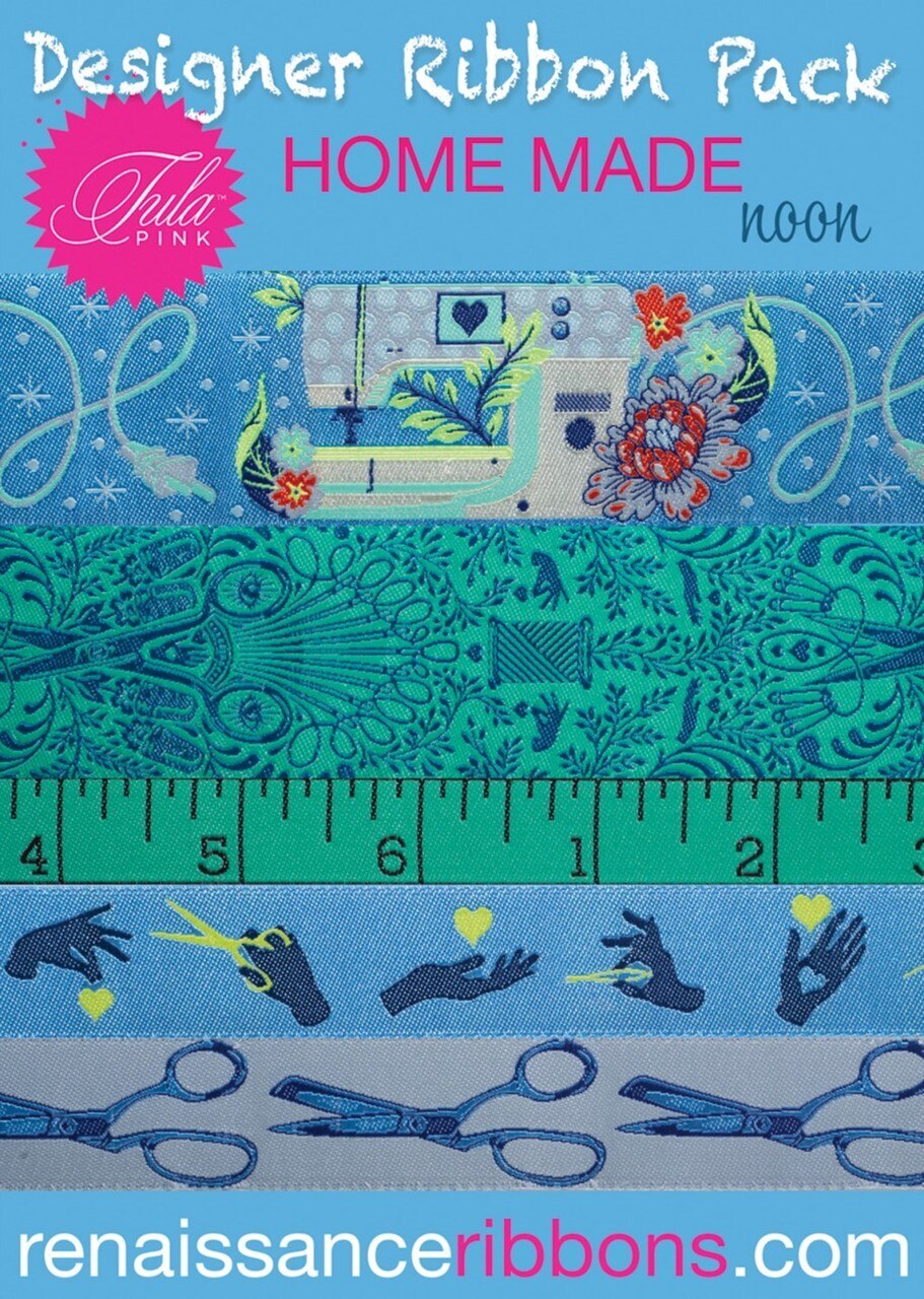 Tula Pink Home Made Noon Designer Ribbon Pack sewing and quilting product