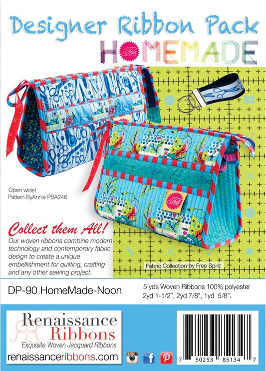 Tula Pink Home Made Noon Designer Ribbon Pack sewing and quilting product