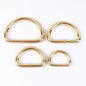 D ring - 51 mm (50 mm) 2pk LT GOLD for bag making and sewing projects