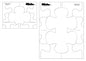 Longarm PUZZLE Template - DM QUILTING for precise cutting, marking and patchwork