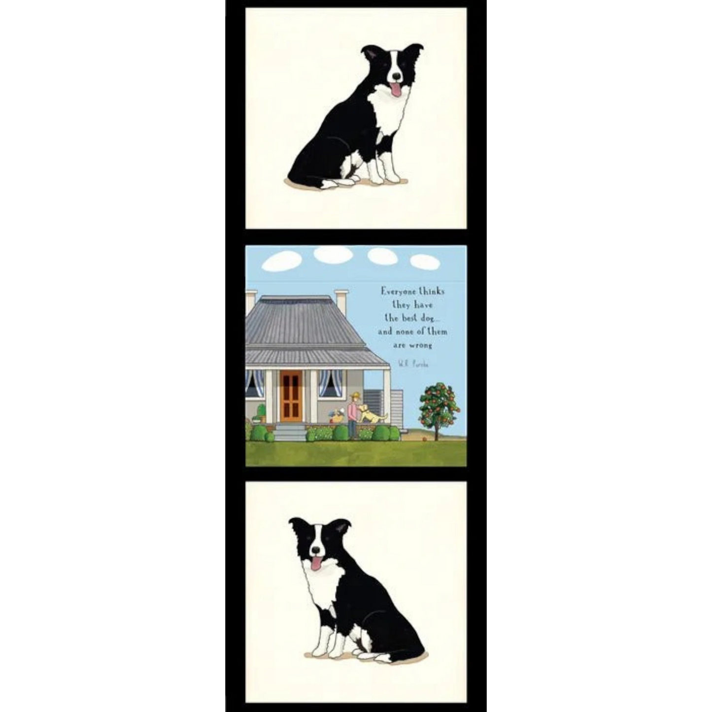 Man's Best Friend Panel for patchwork, quilting and sewing