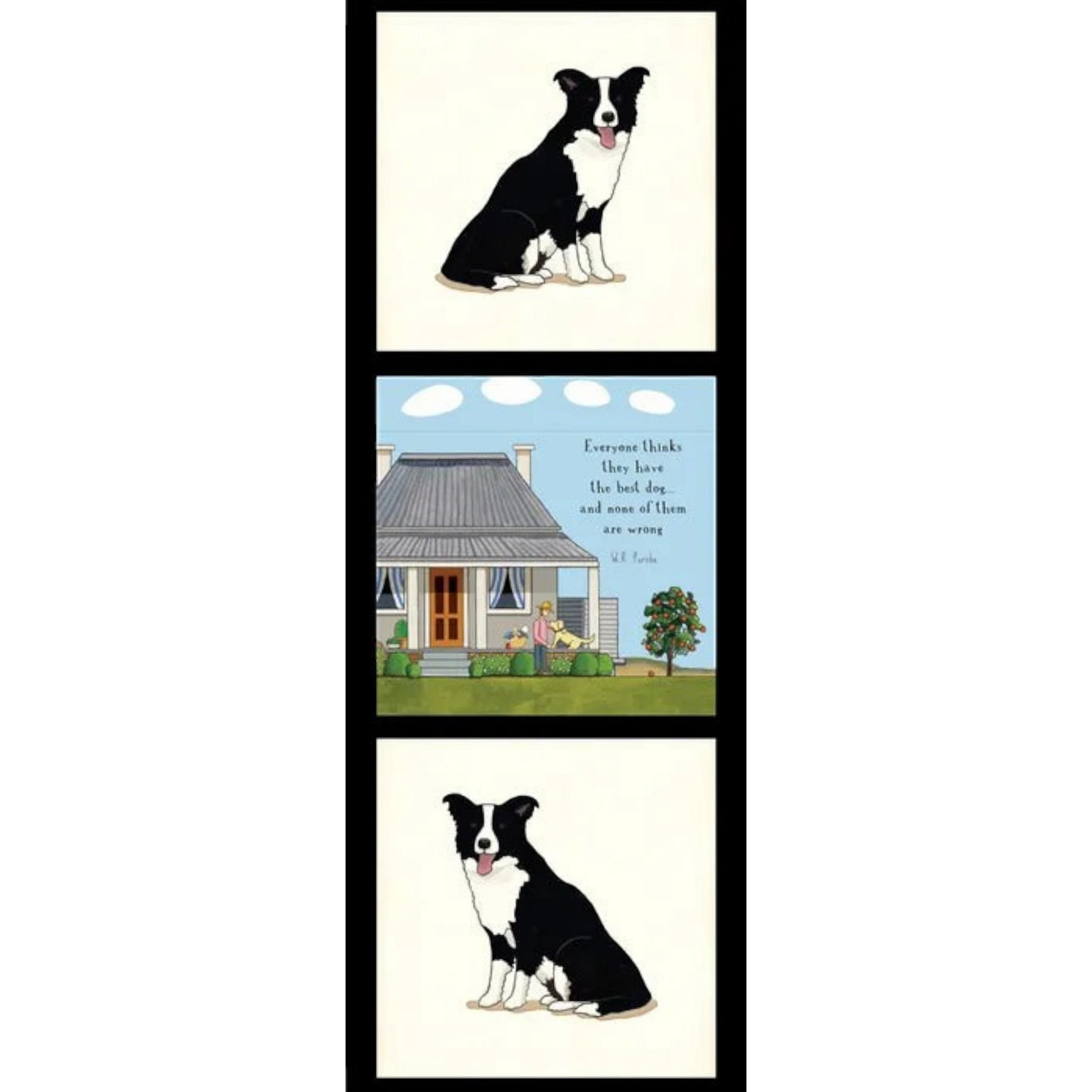 Man's Best Friend Panel for patchwork, quilting and sewing
