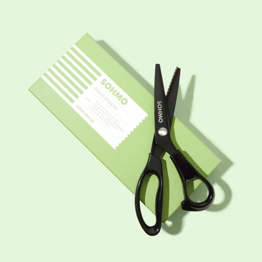 SOHMO Zigzag Scissors - Decorative Pinking Shears with Lightweight Handles