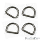 D Ring 13 mm - Gunmetal Seamless for bag making and sewing projects