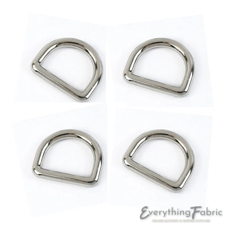 D Ring 13 mm - Gunmetal Seamless for bag making and sewing projects