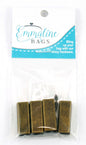 Strap End Caps Rectangle (25 mm wide) Antique Brass 4 Pack sewing and quilting product