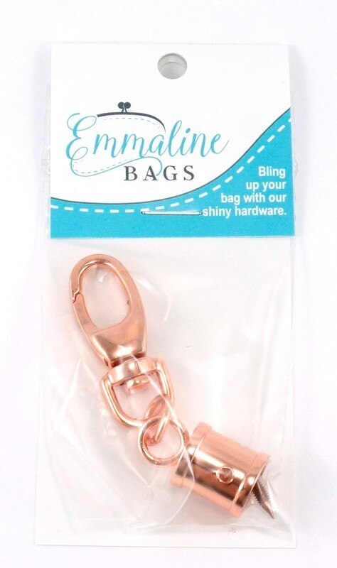 Emmaline Hanging Tassel Cap Copper Zip Pull for Bag Bling for bag making and sewing projects