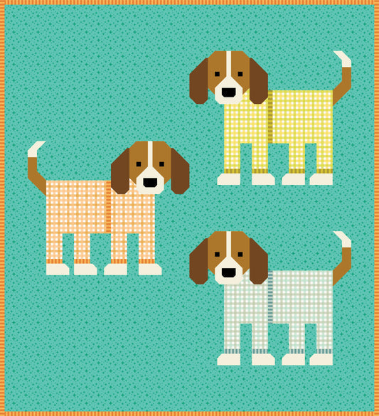 Pups in Pajamas Pattern – project example 2