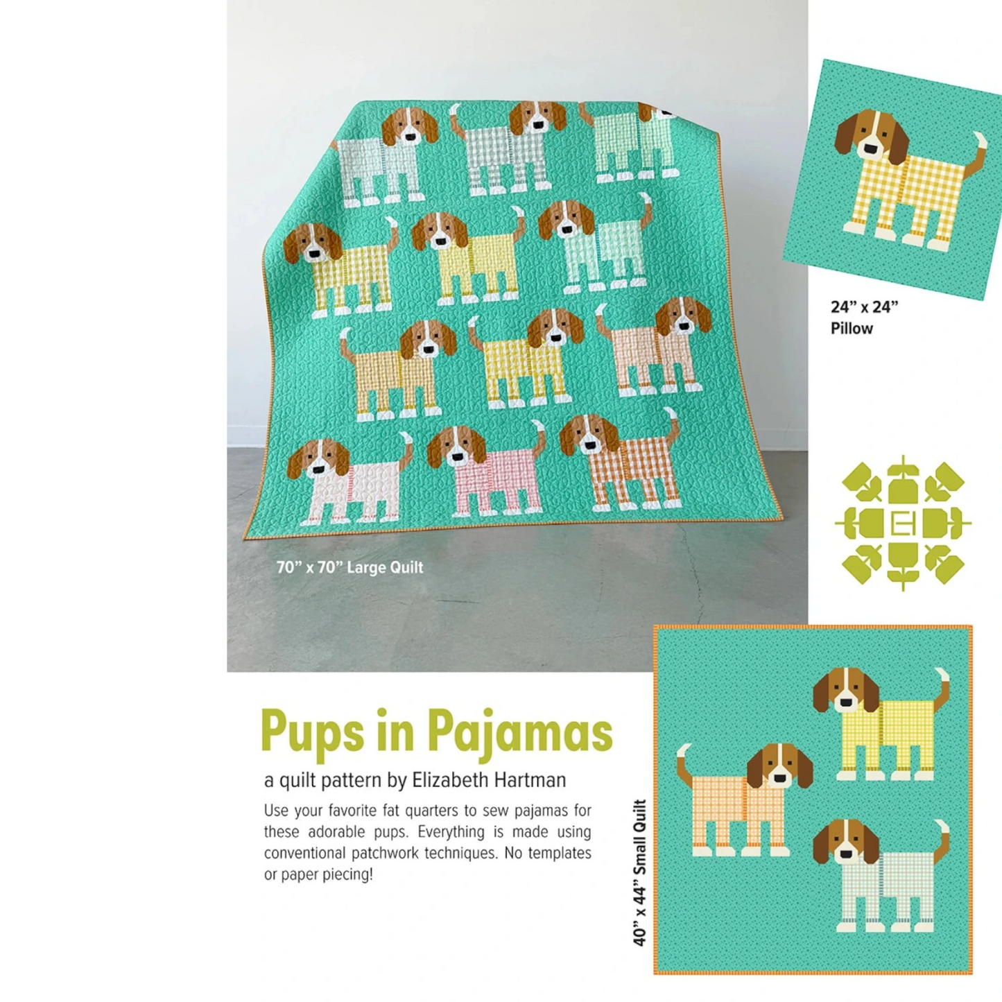 Pups in Pajamas Pattern