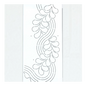 Quilt Stencil Cable & Feather Border
