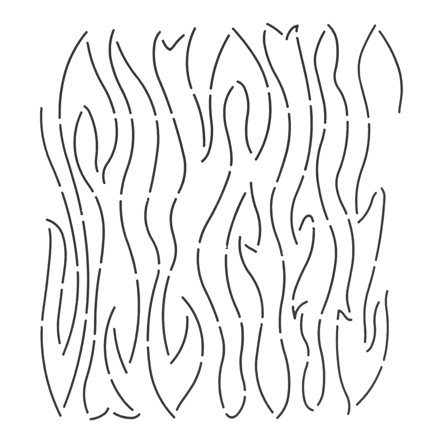 Quilt Stencil Silk Finish Woodgrain 229 mm for precise cutting, marking and patchwork