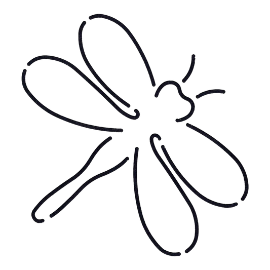 Quilt Stencil Dragonfly for precise cutting, marking and patchwork