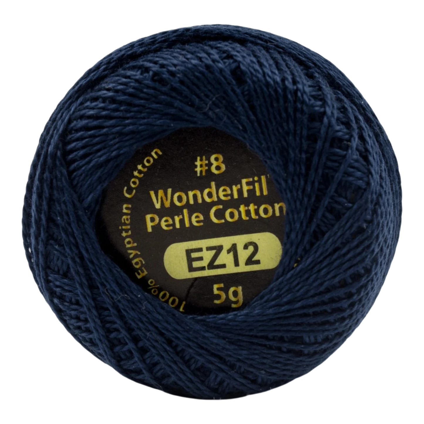 Eleganza 8wt 5-Gram Solid Perle Cotton Ball 42yd Indigo