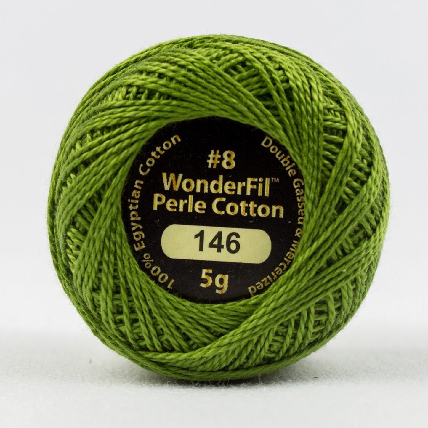 Eleganza 8wt Solid Perle Cotton Ball - SUSHI for embroidery, stitching and decorative needlework