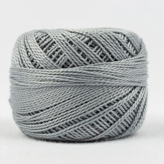 Eleganza 8wt Solid Perle Cotton Ball - TUMBLED STONE for embroidery, stitching and decorative needlework