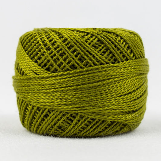 Eleganza 8wt Solid Perle Cotton Ball - Bristle Grass for embroidery, stitching and decorative needlework