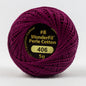Eleganza 8wt Solid Perle Cotton Ball - CLARET for embroidery, stitching and decorative needlework