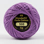 Eleganza 8wt Solid Perle Cotton Ball - FUSCHIA for embroidery, stitching and decorative needlework