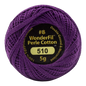 Eleganza 8wt Solid Perle Cotton Ball - CRIMSON for embroidery, stitching and decorative needlework