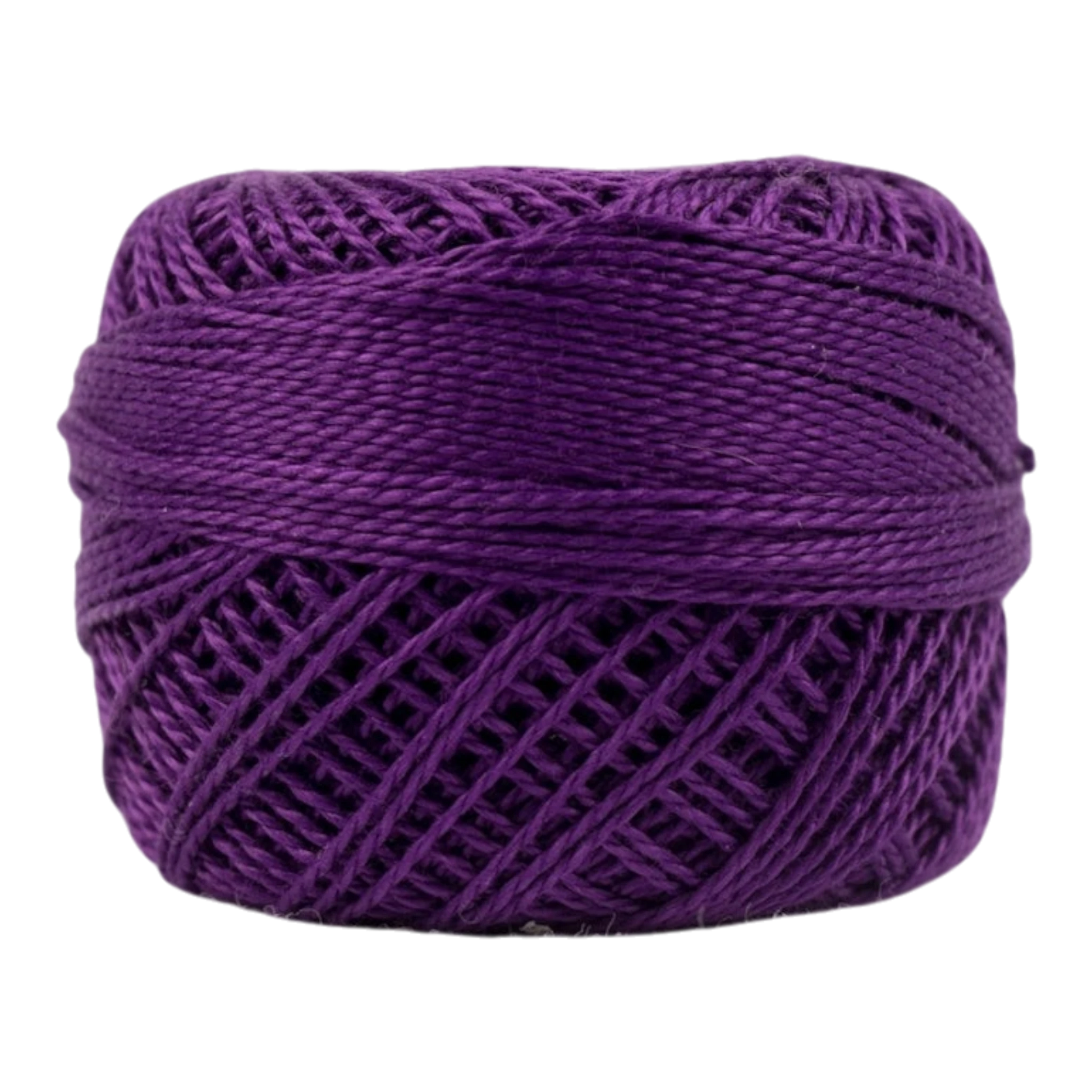 Eleganza 8wt Solid Perle Cotton Ball - CRIMSON for embroidery, stitching and decorative needlework