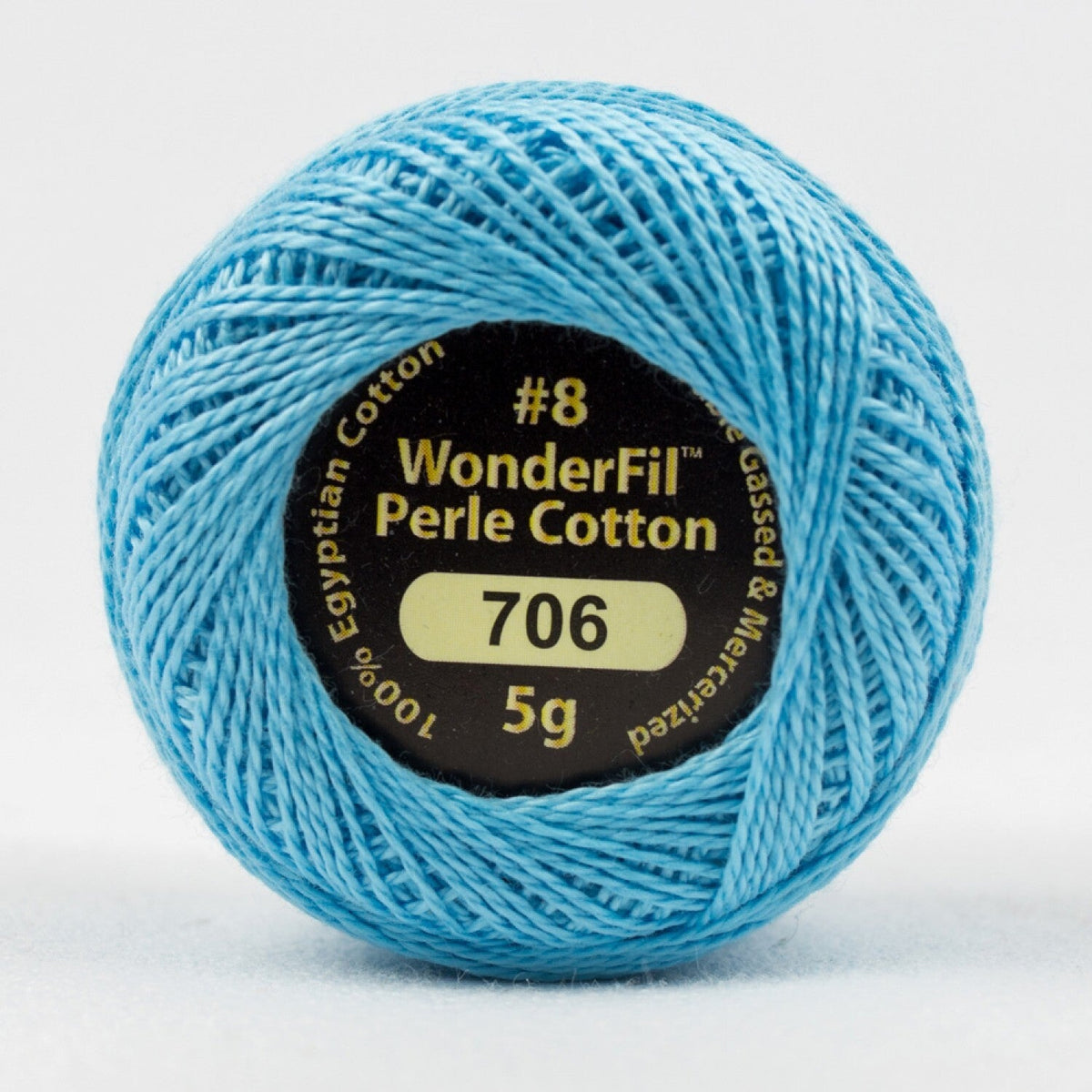 WonderFil Eleganza 8wt Solid 706 MAYA BLUE