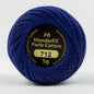 Eleganza 8wt Solid Perle Cotton Ball - PURPLE HEART for embroidery, stitching and decorative needlework