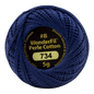 Eleganza 8wt 5-Gram Solid Perle Cotton Ball 42yd Persian Indigo