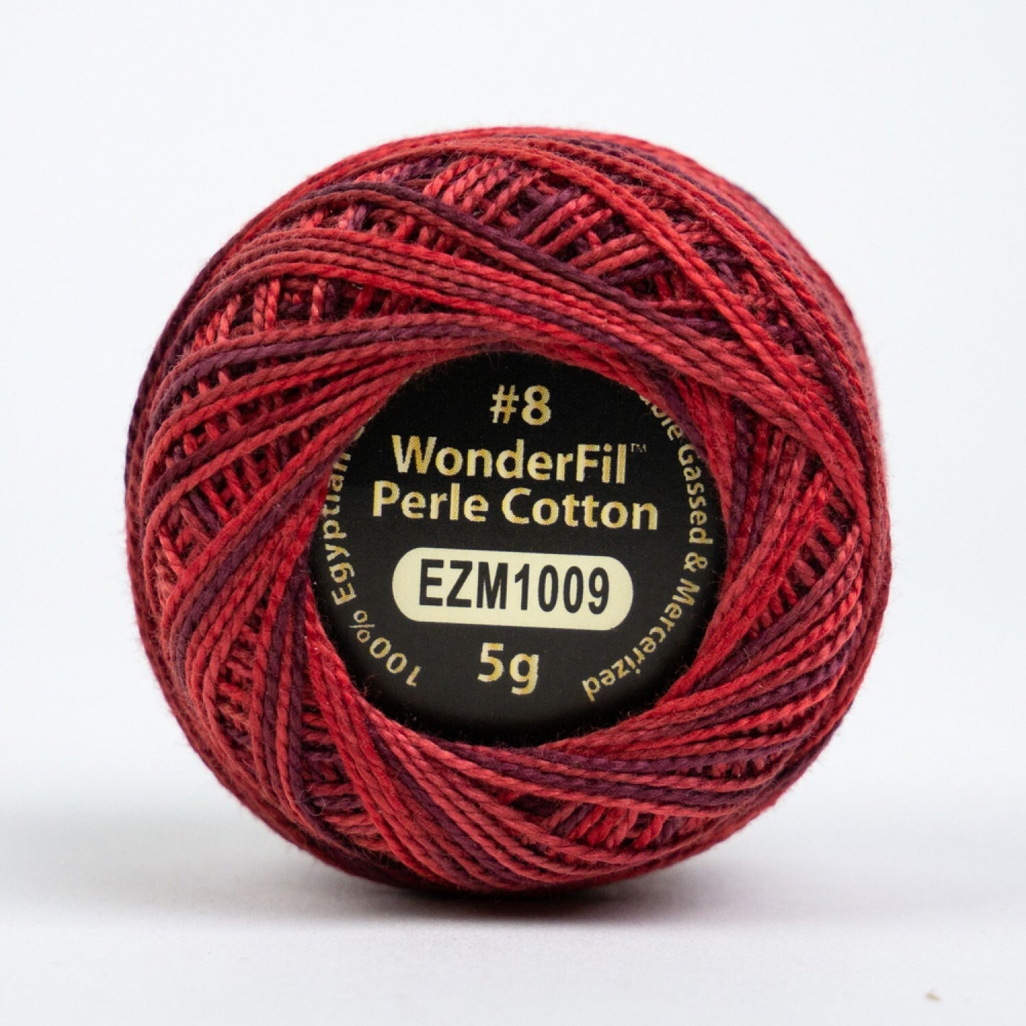 Eleganza 8wt Variegated Perle Cotton Ball - HEART BEAT for embroidery, stitching and decorative needlework