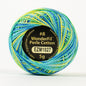 Eleganza 8wt Variegated Perle Cotton Ball - SEASIDE CABANA for embroidery, stitching and decorative needlework