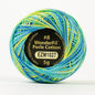 WonderFil Eleganza 8wt Variegated 1027 SEASIDE CABANA