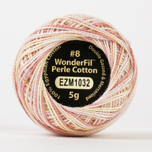 Eleganza 8wt Variegated Perle Cotton Ball - DOLLHOUSE for embroidery, stitching and decorative needlework