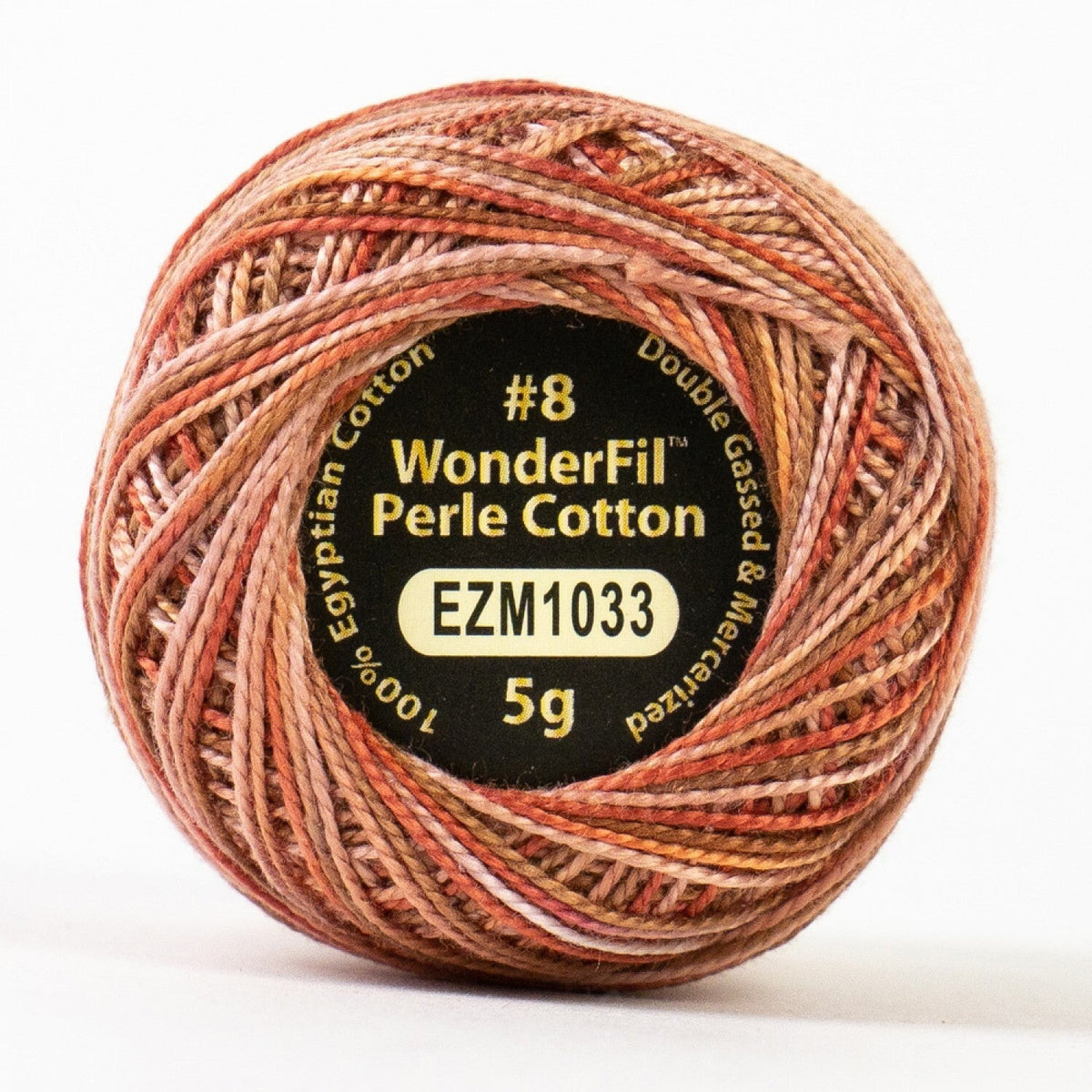 WonderFil Eleganza 8wt Variegated 1033 CARPENTER