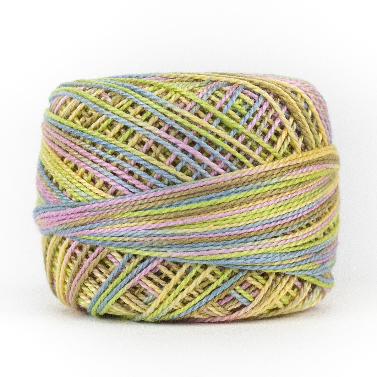 Eleganza 8wt Variegated Perle Cotton Ball - EGG HUNT for embroidery, stitching and decorative needlework