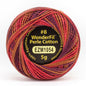 Eleganza 8wt Variegated Perle Cotton Ball - MULLED WINE for embroidery, stitching and decorative needlework