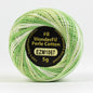 WonderFil Eleganza 8wt Variegated 1067 BUTTER LETTUCE