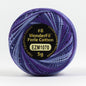 Eleganza 8wt Variegated Perle Cotton Ball - PURPLE HAZE for embroidery, stitching and decorative needlework