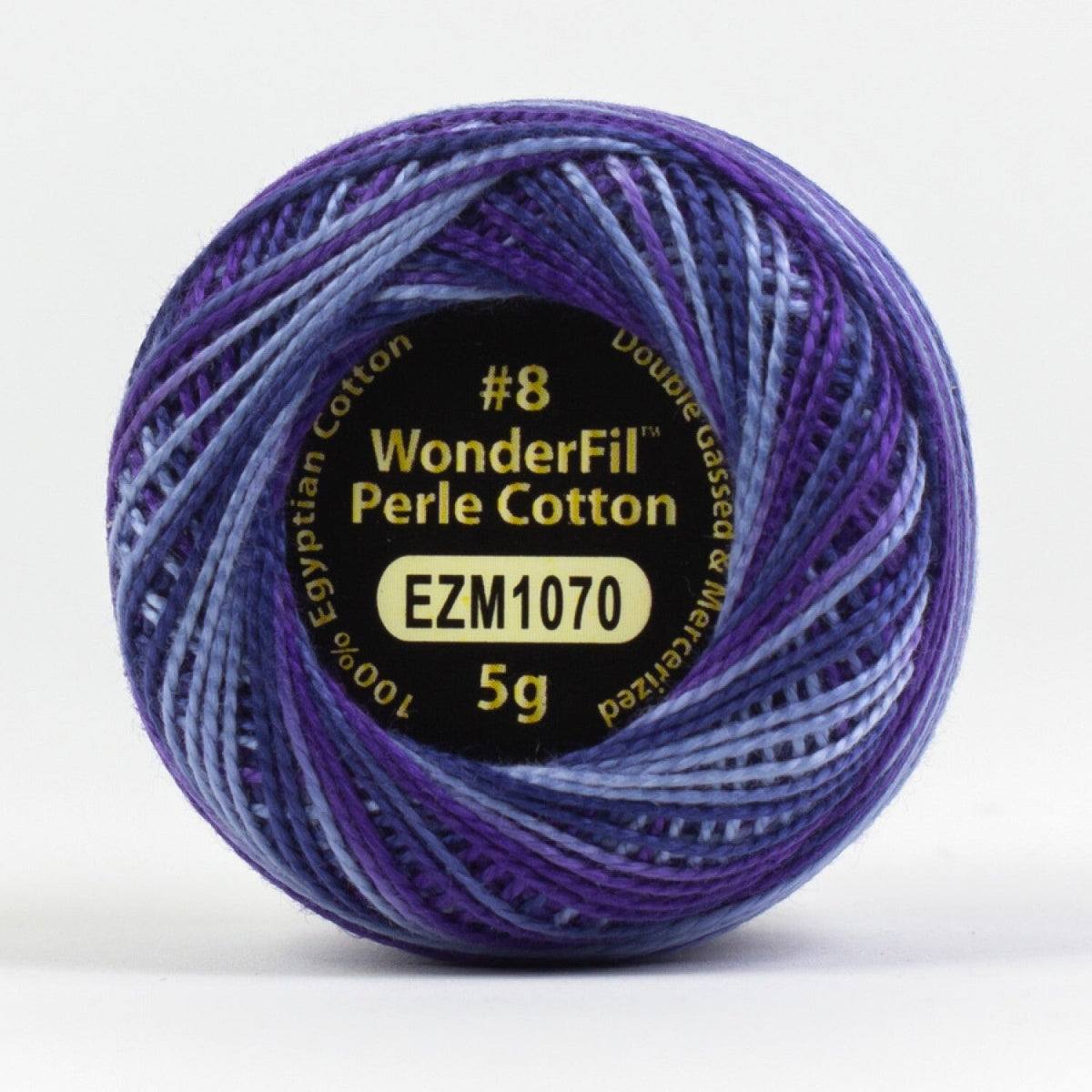 WonderFil Eleganza 8wt Variegated 1070 PURPLE HAZE
