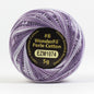 Eleganza 8wt Variegated Perle Cotton Ball - EGGPLANT SOUFFLE for embroidery, stitching and decorative needlework
