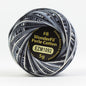 Eleganza 8wt Variegated Perle Cotton Ball-OVERCAST for embroidery, stitching and decorative needlework