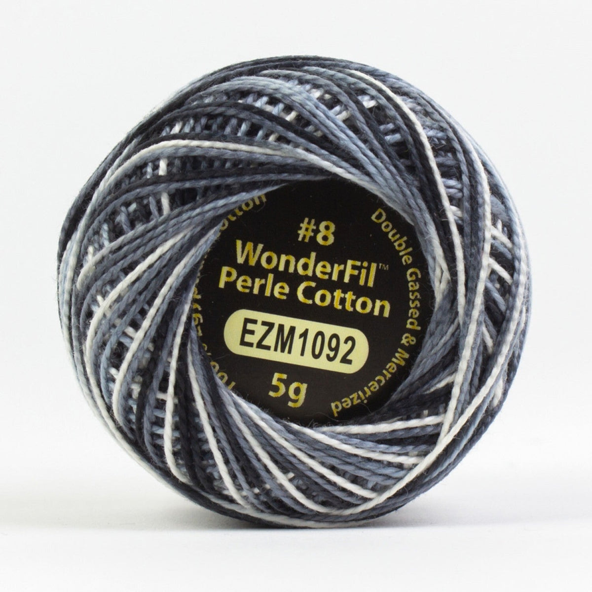 WonderFil Eleganza 8wt Variegated 1092 OVERCAST