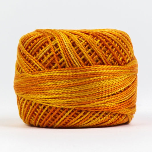 Eleganza 8wt - Variegated Perle Cotton Ball - Scorched for embroidery, stitching and decorative needlework