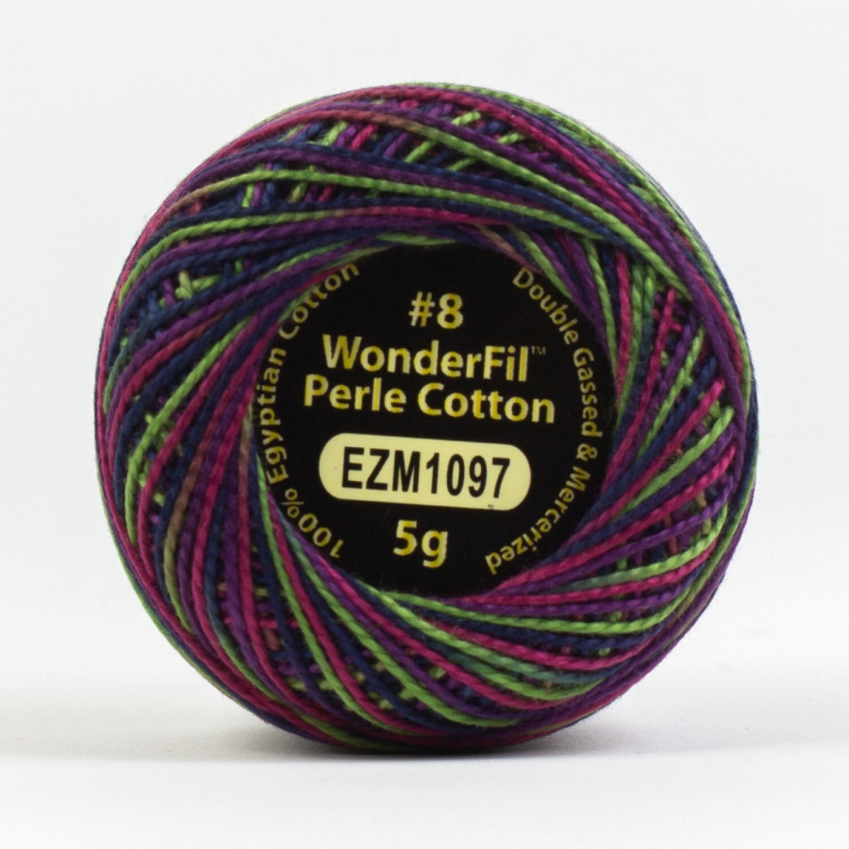 WonderFil Eleganza 8wt Variegated 1097 PARROT