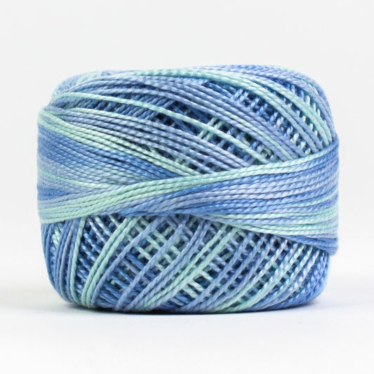 Eleganza 8wt Variegated Perle Cotton Ball-SWEET BABY for embroidery, stitching and decorative needlework