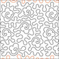 Paper Pantograph Rose Stipple 356 mm x 3658 mm , pattern making and craft projects