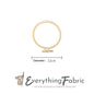 Plastic Embroidery and Cross Stitch Hoop - Round - 120 mm for embroidery, stitching and needlework